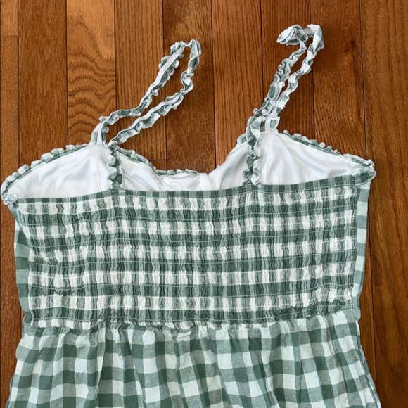 Hesperus Gingham Boho Mini Dress Size XL - Picture 5 of 8